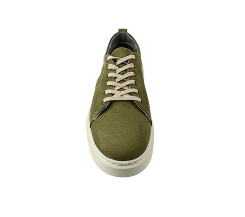 Pantofi sport, barbati, GORETTI, B68-1050 verde, piele intoarsa